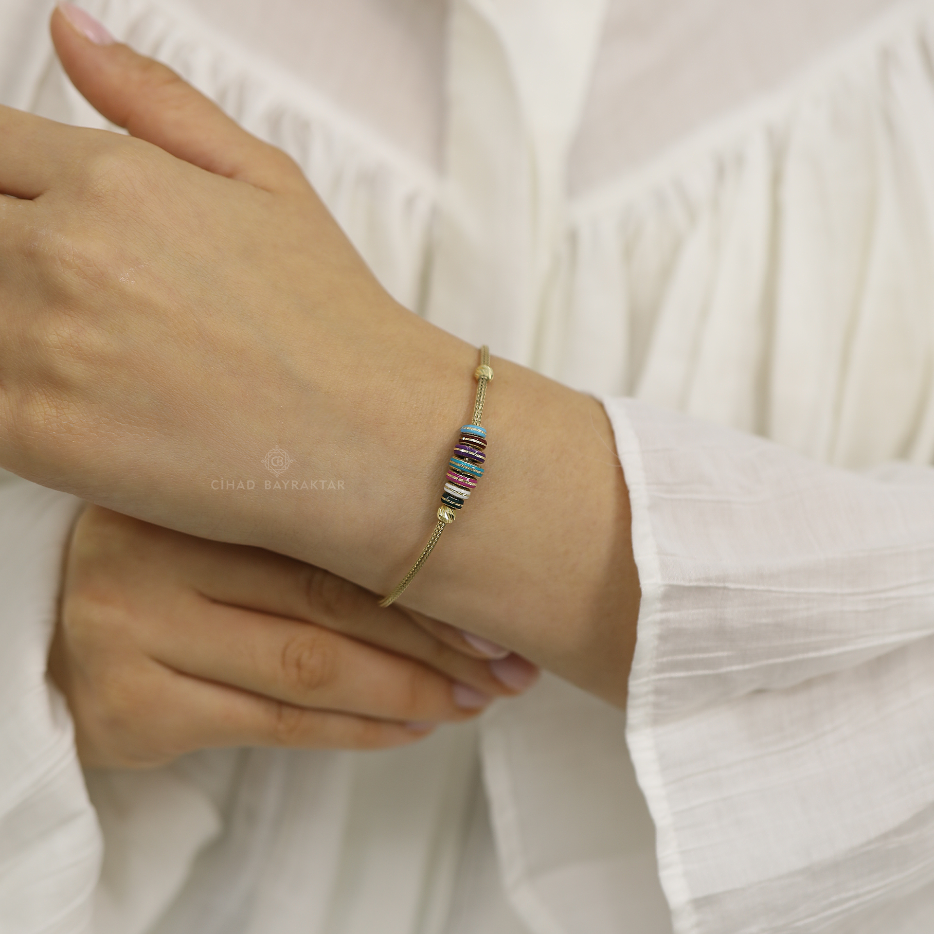 Renkli Zincir Bileklik
