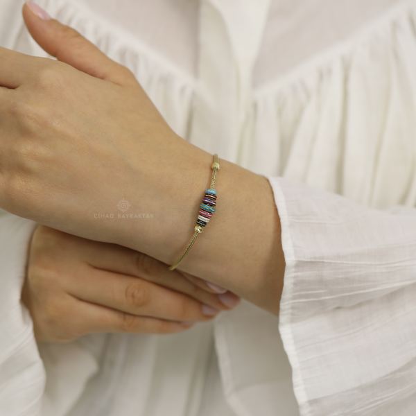 Renkli Zincir Bileklik