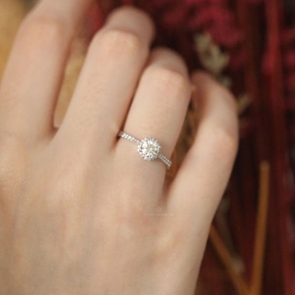 0,79 Ct. Tektaş Pırlanta Yüzük