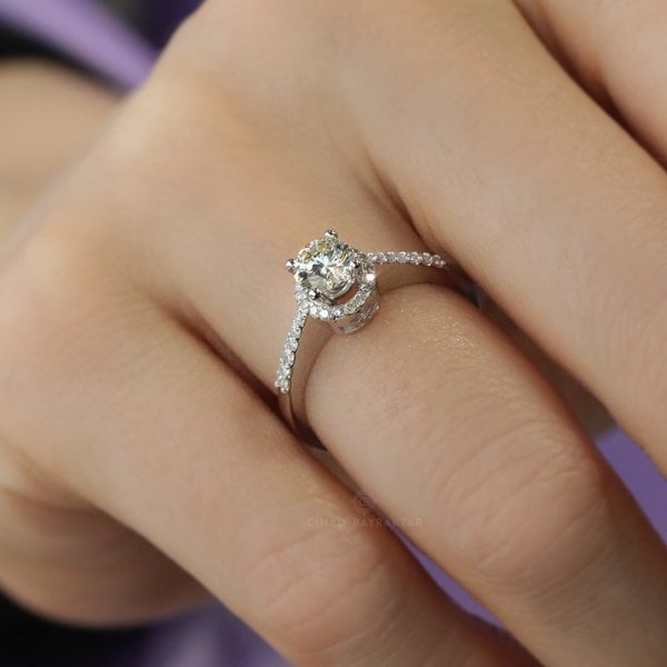 0,79 Ct. Tektaş Pırlanta Yüzük
