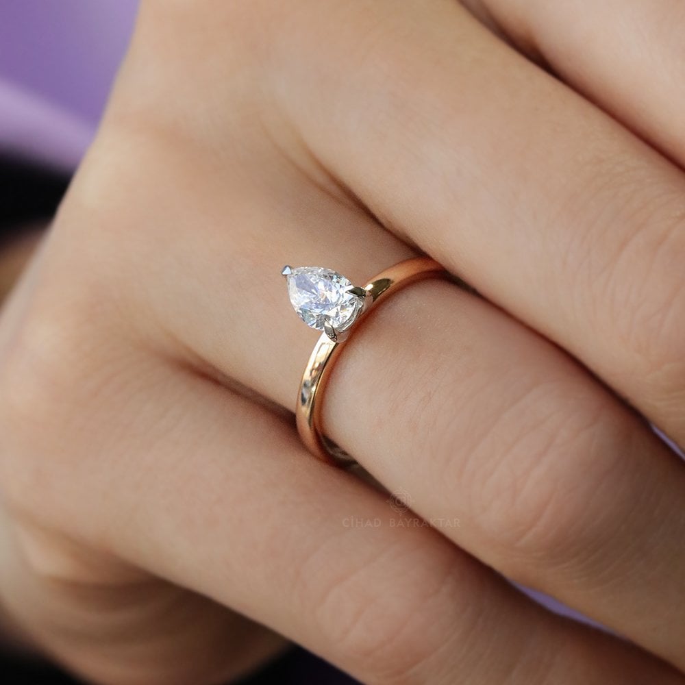 0,66 Ct. Tektaş  Pırlanta Yüzük