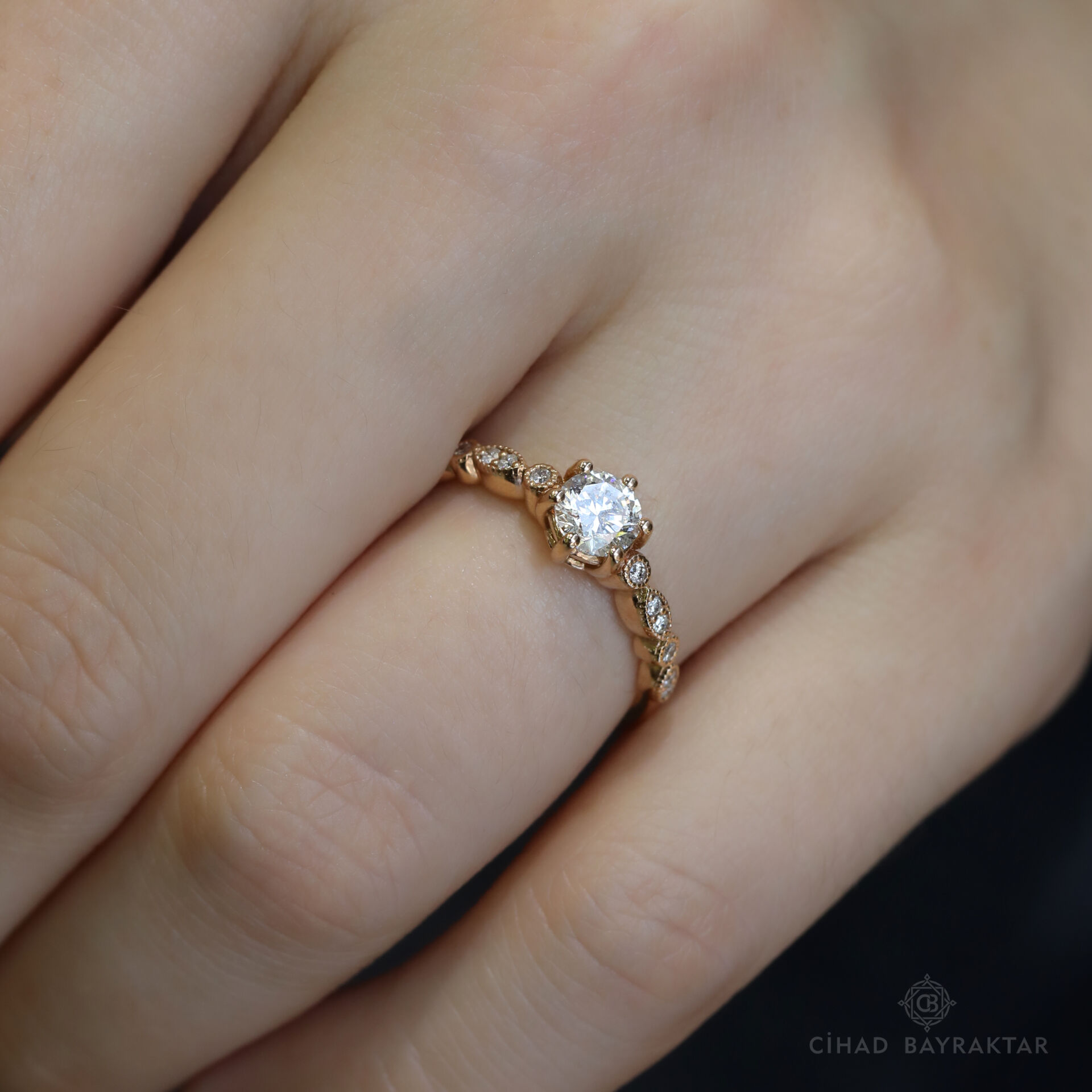 0.60 ct Pırlanta Vintage Yüzük