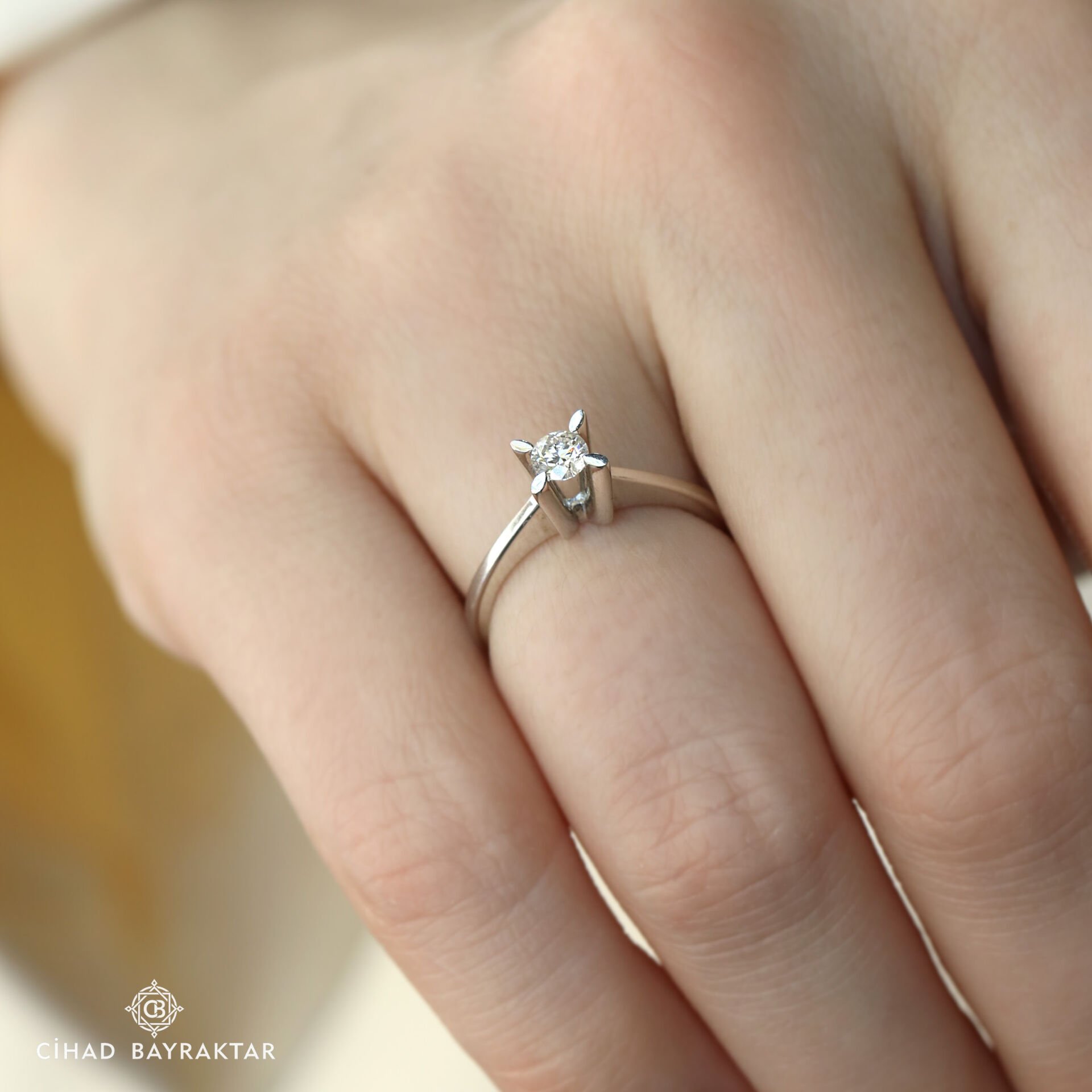 0,21 ct Pırlanta Tektaş Yüzük