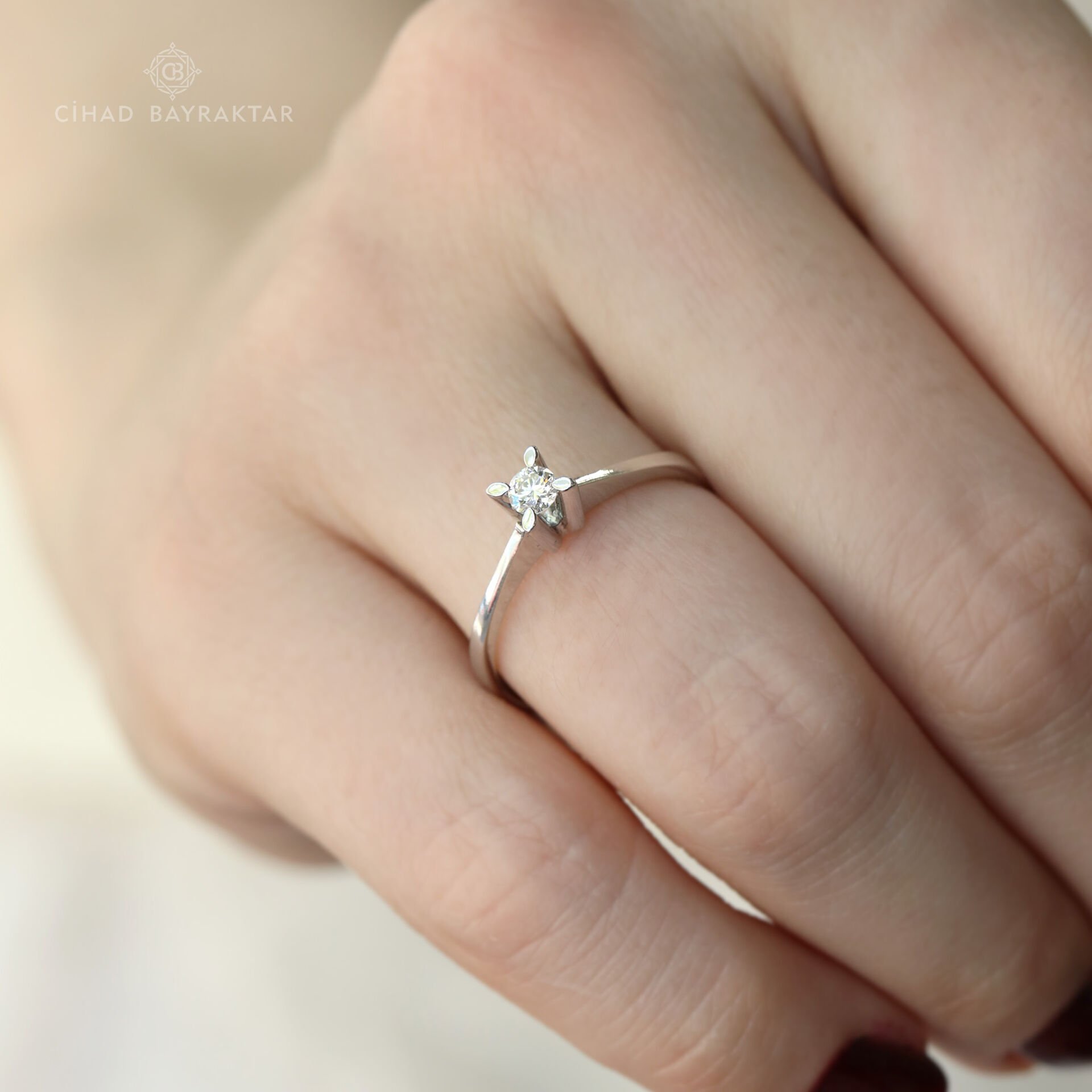 0,19 ct Pırlanta Tektaş Yüzük