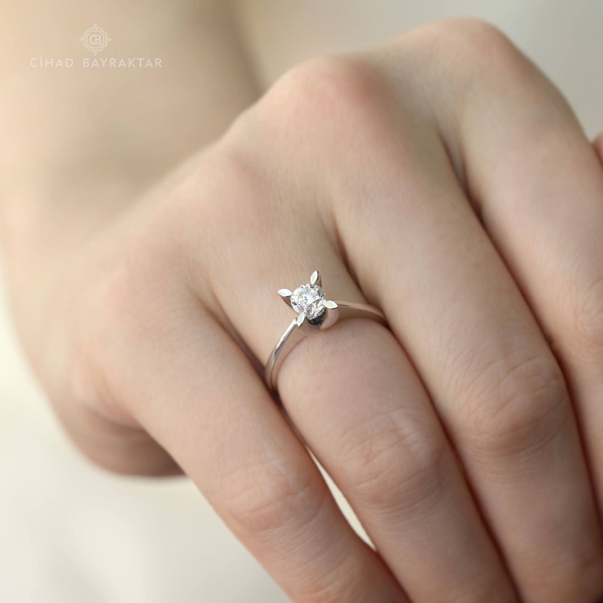 0,54 ct Pırlanta Tektaş Yüzük