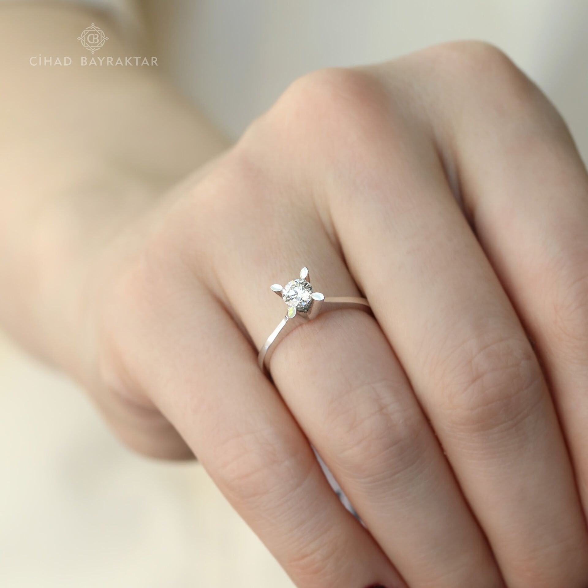 0,38 ct Pırlanta Tektaş Yüzük