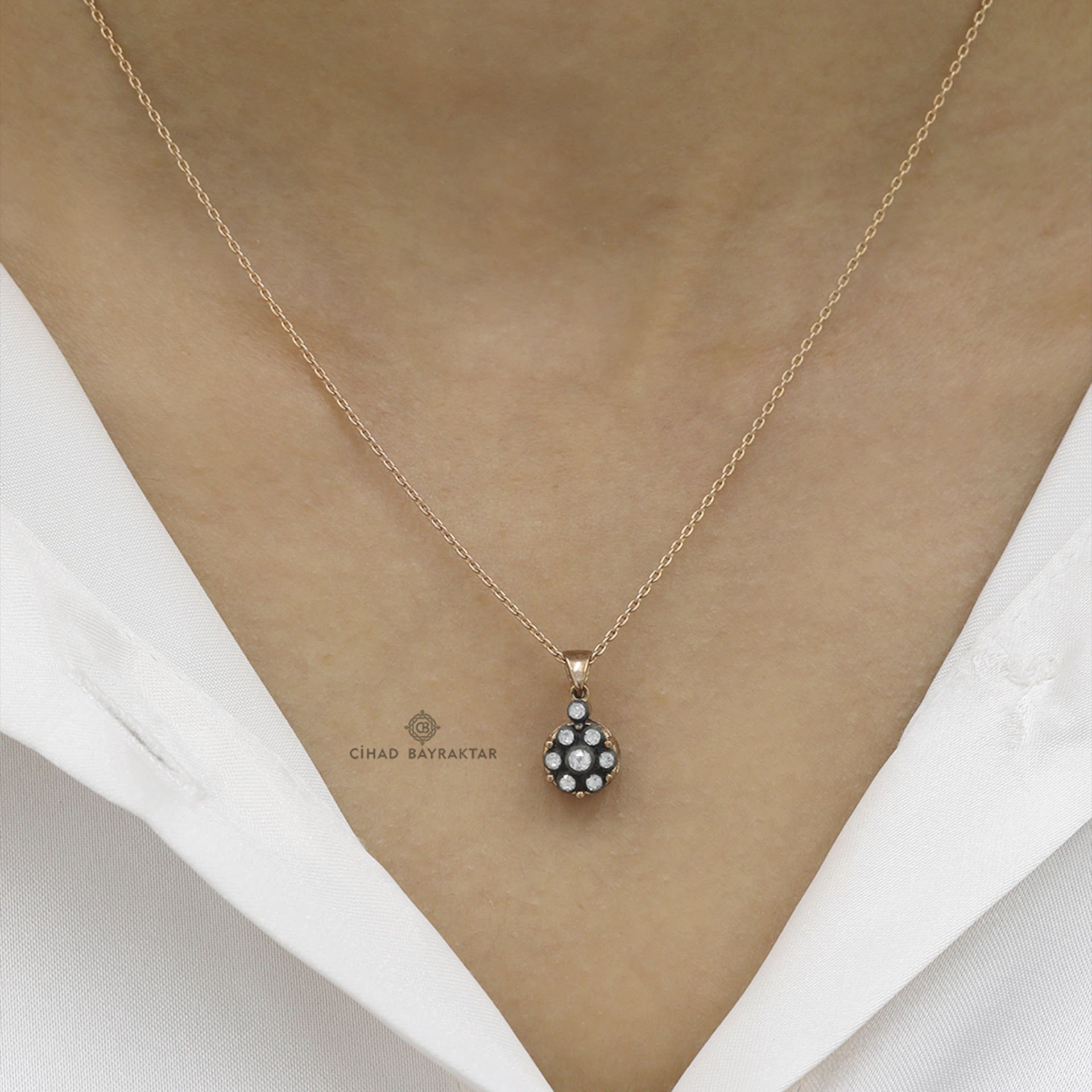 0,12 Karat Elmas Kolye