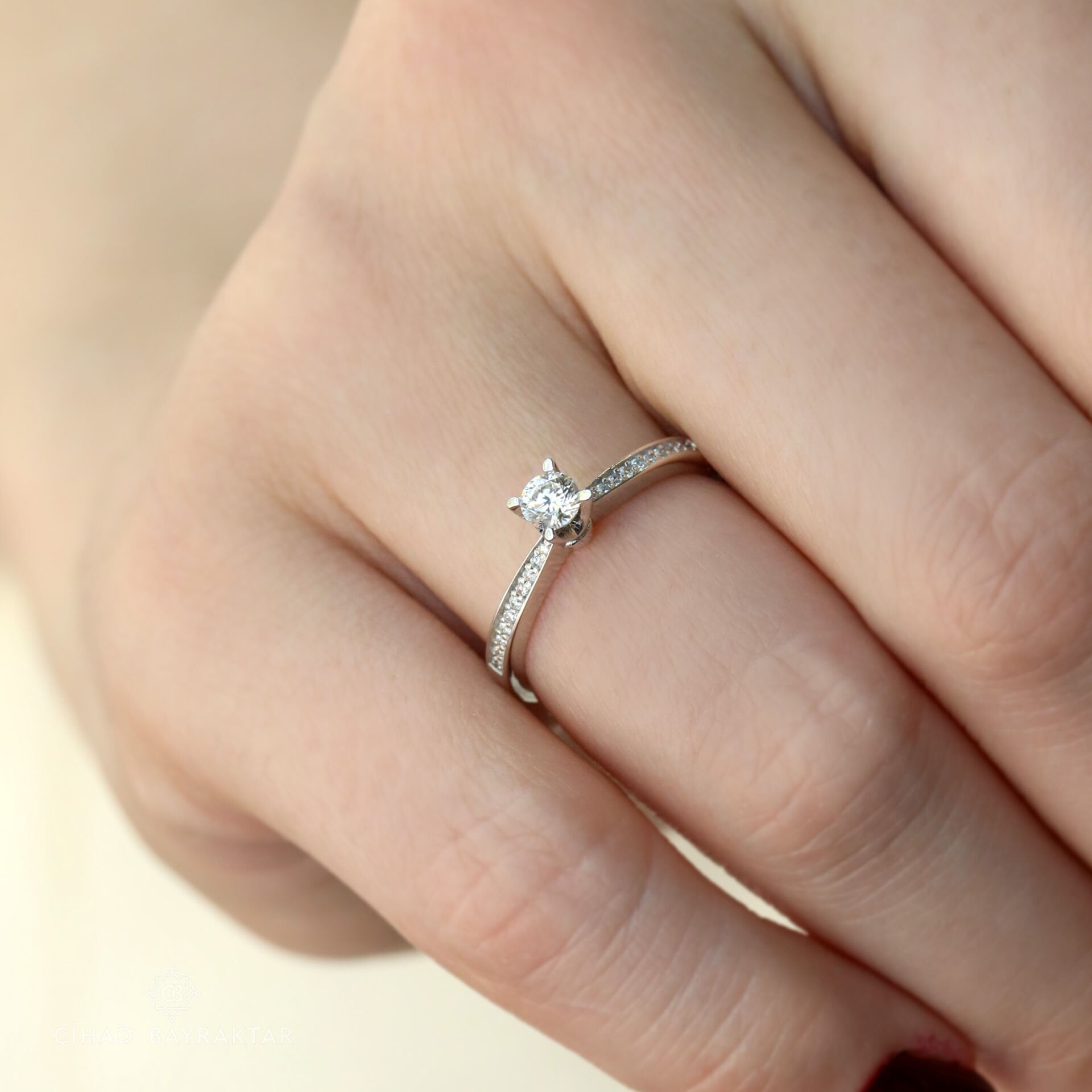 0,28 ct Pırlanta Tektaş Yüzük
