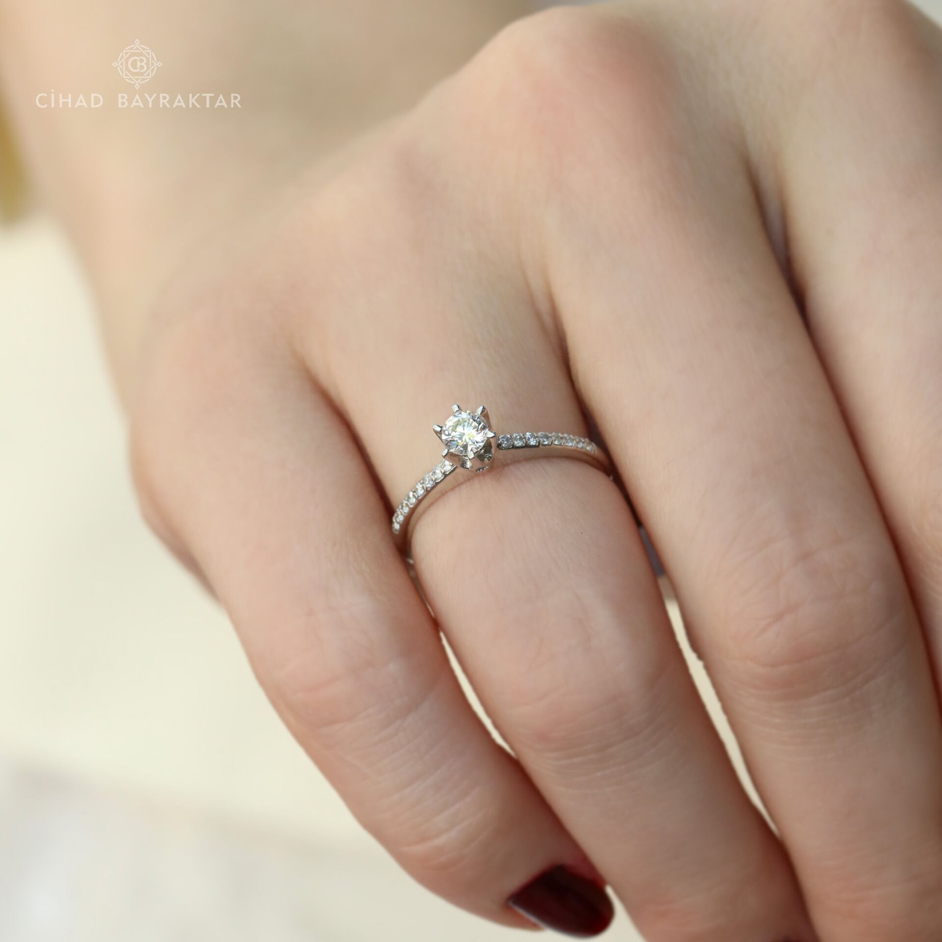 0,34 ct Pırlanta Tektaş Yüzük