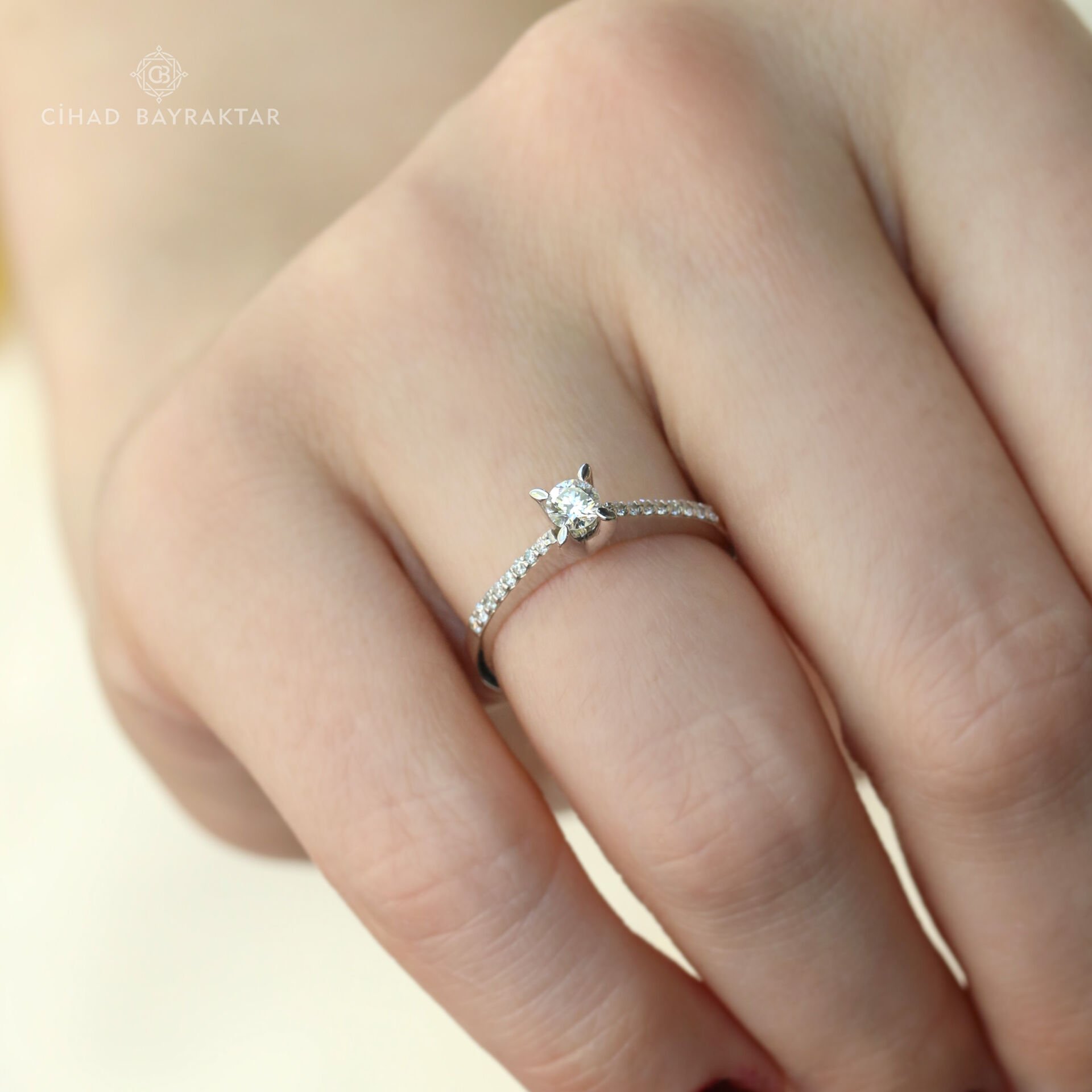 0,34 ct Pırlanta Tektaş Yüzük