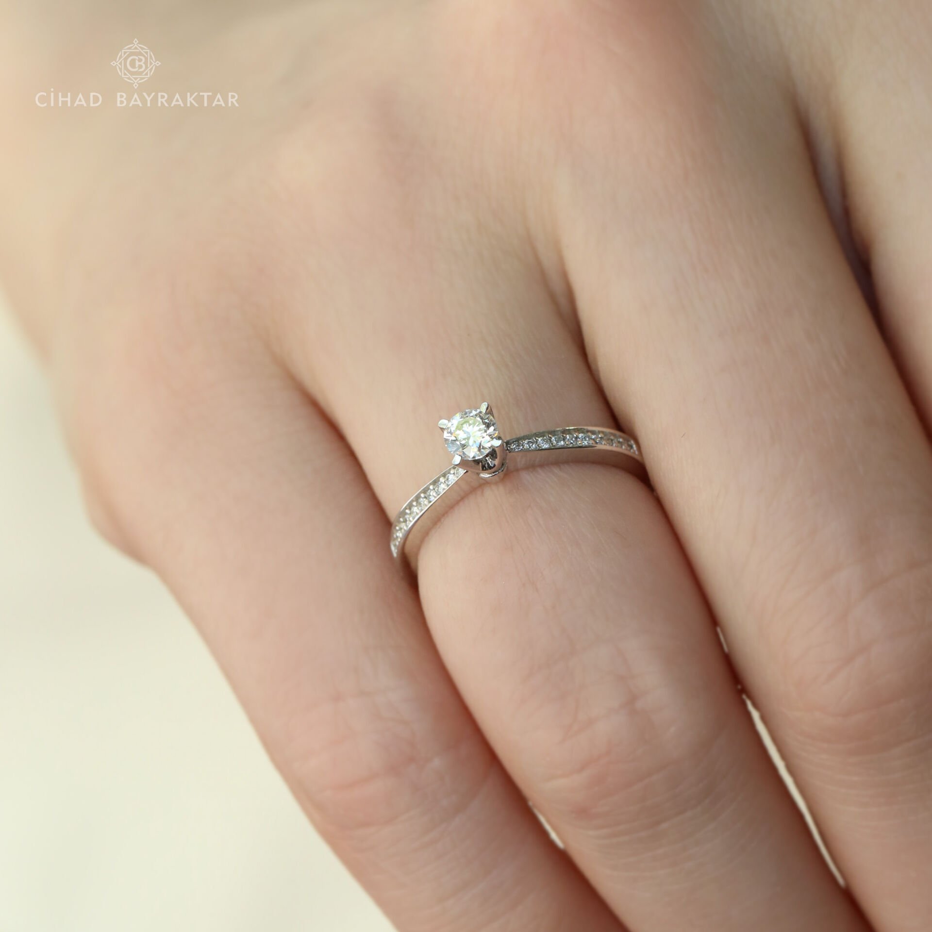 0,34 ct Pırlanta Tektaş Yüzük