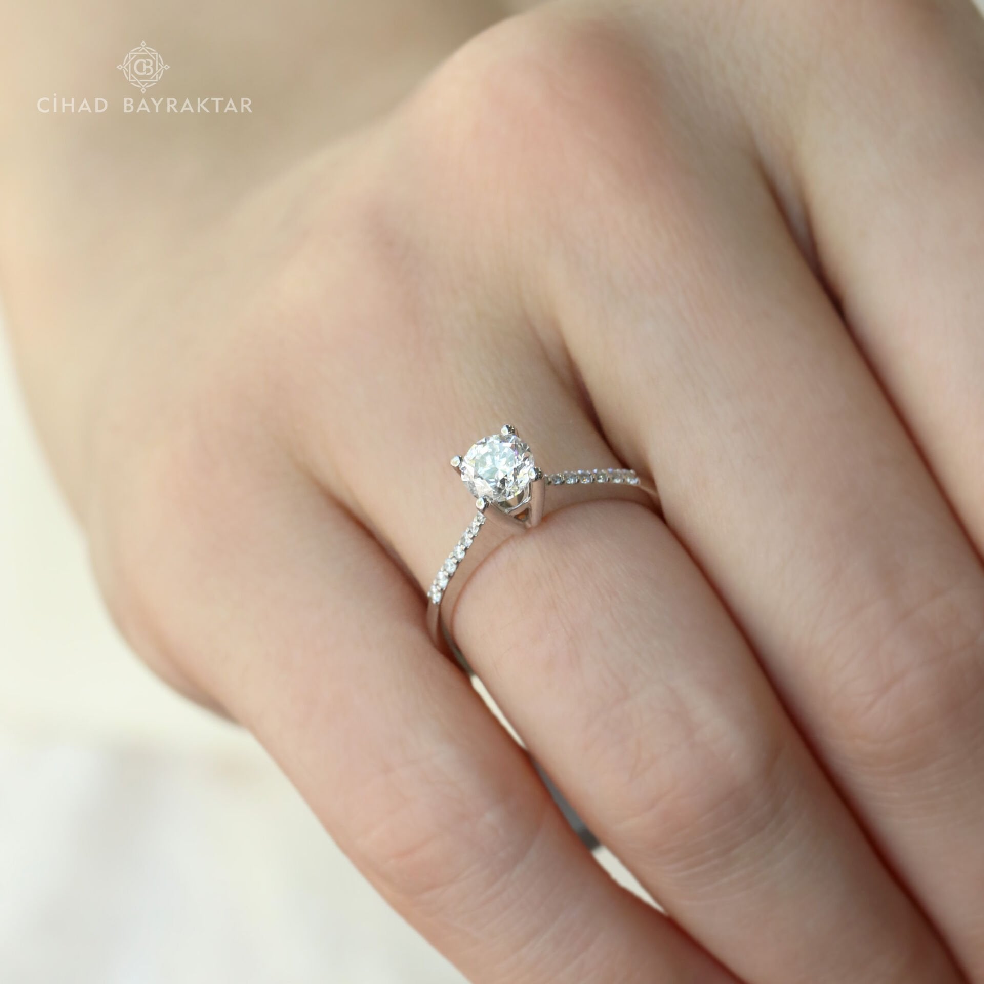 0,82 ct Pırlanta Tektaş Yüzük