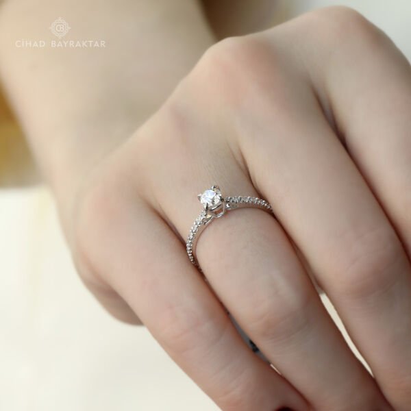 0,56 ct Pırlanta Tektaş Yüzük