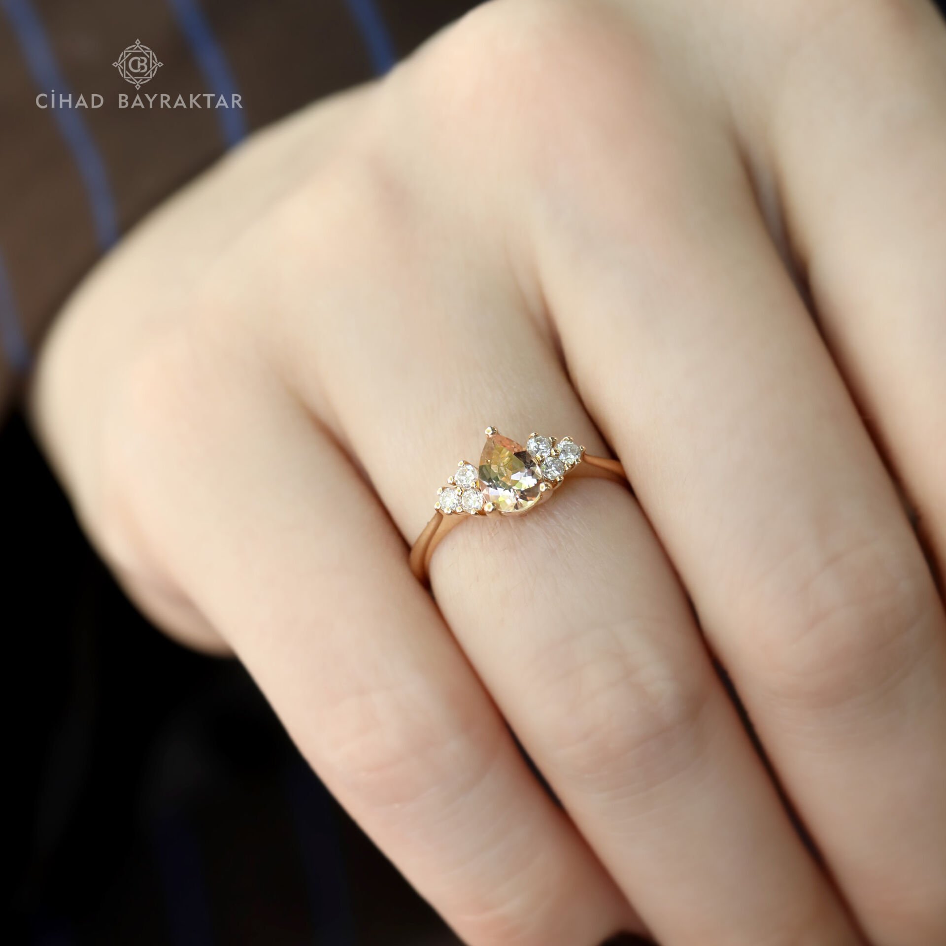 Morganite Pırlanta Yüzük