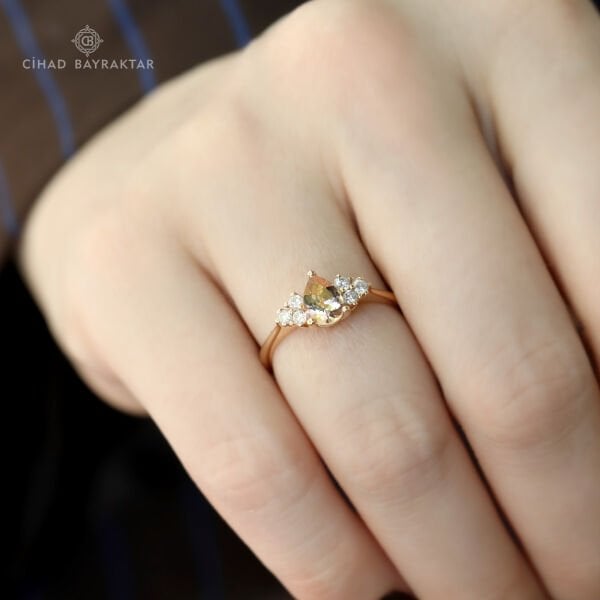 Morganite Pırlanta Yüzük