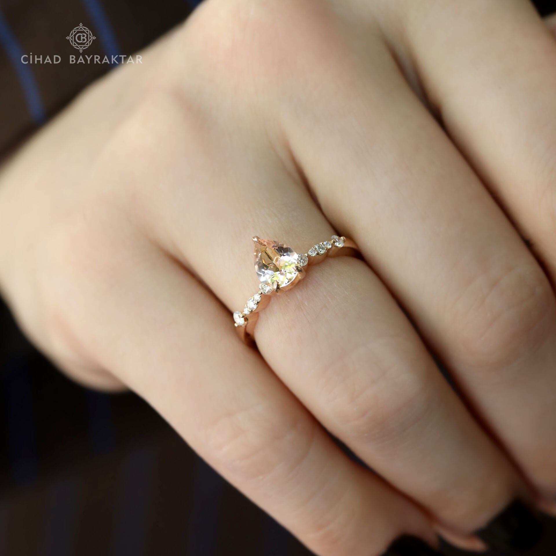 Morganite Pırlanta Yüzük