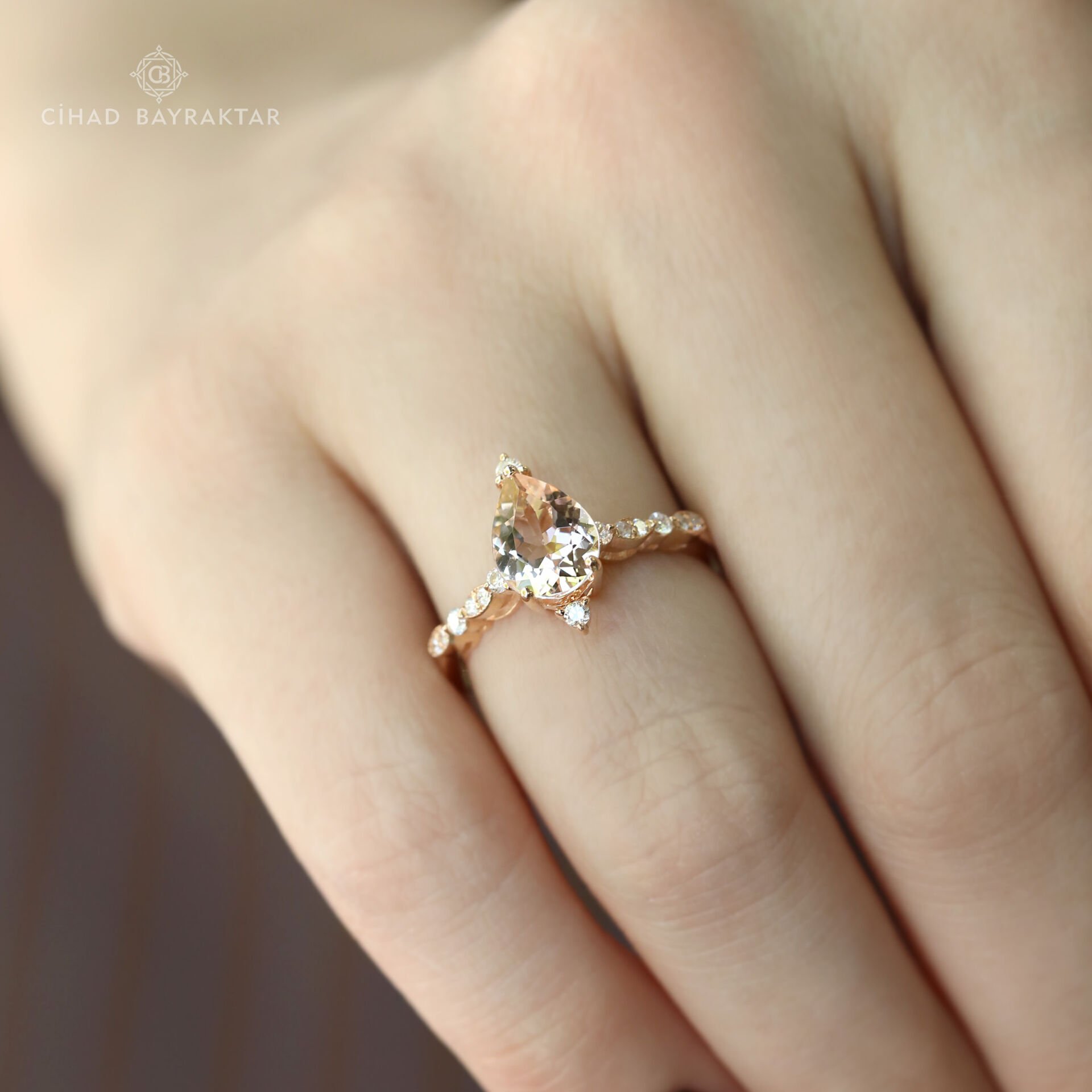 Morganite Pırlanta Yüzük