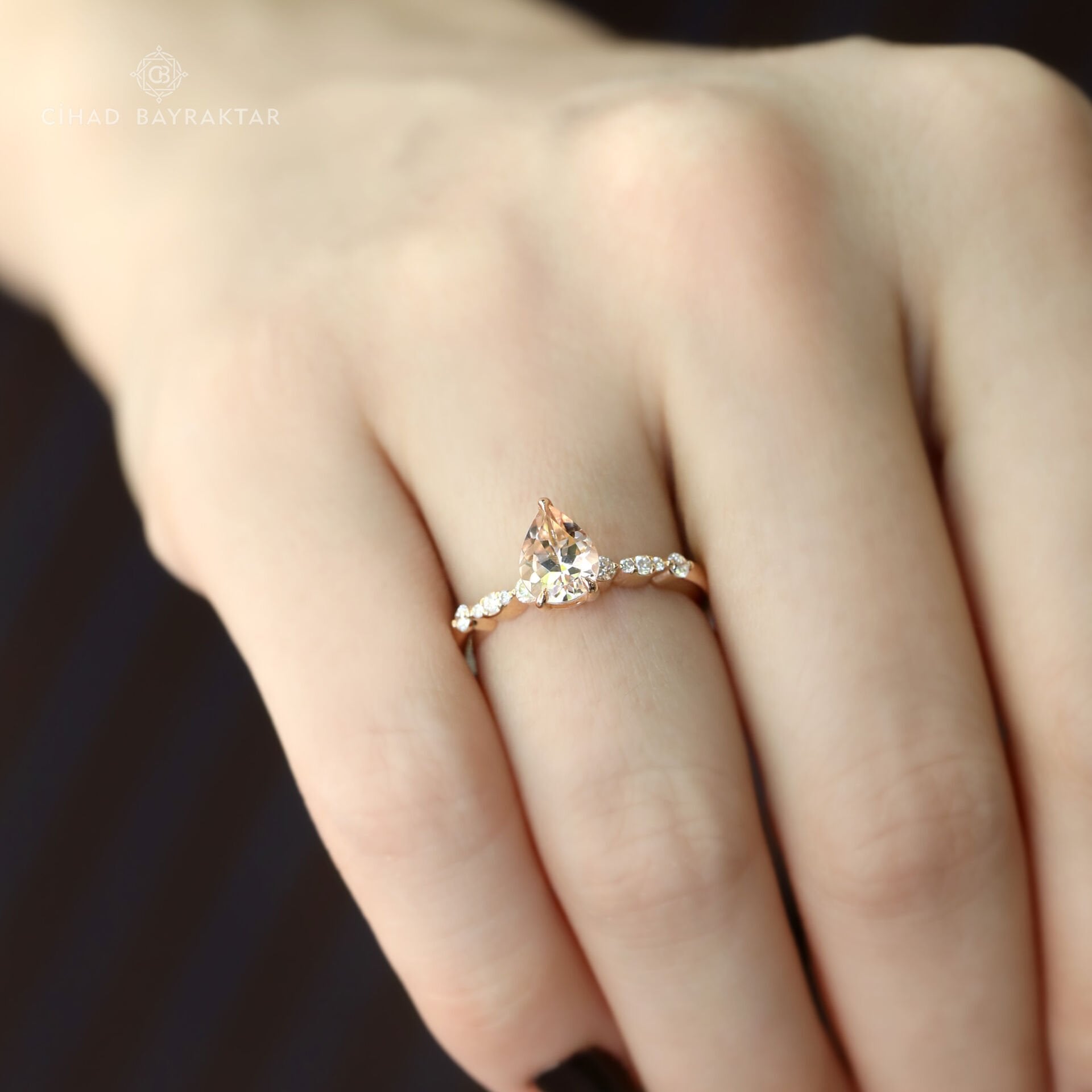 Morganite Pırlanta Yüzük