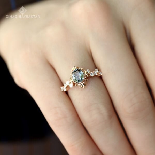 Spinel Pırlanta Yüzük