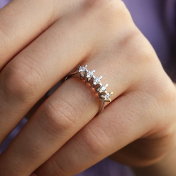 0,39 Ct. Pırlanta Beştaş Yüzük