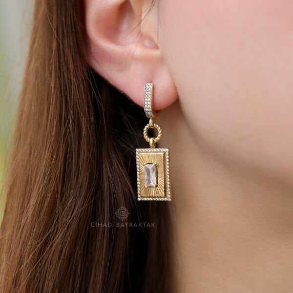 ÇağlaxEma Altın Küpe