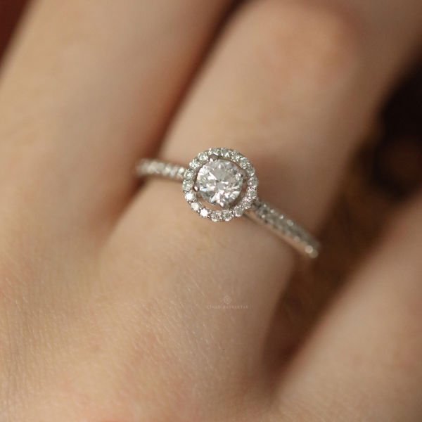 0,65 Ct.  Pırlanta Yüzük