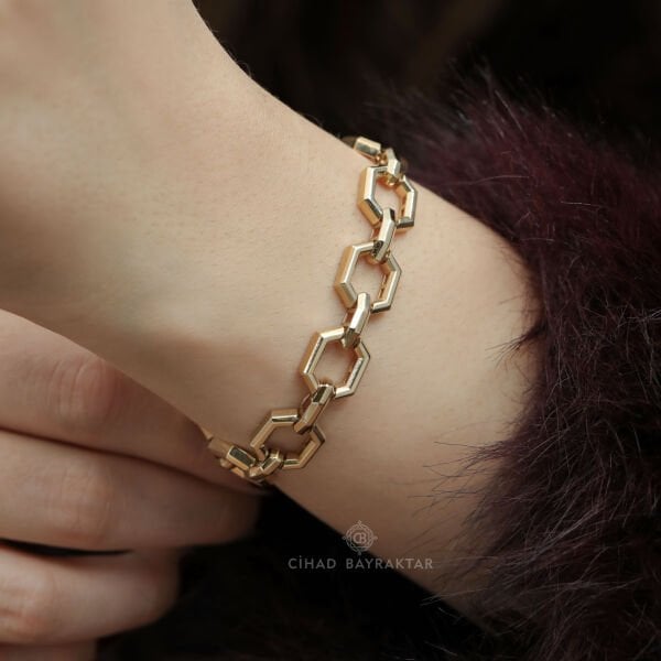 Zincir Altın Bileklik
