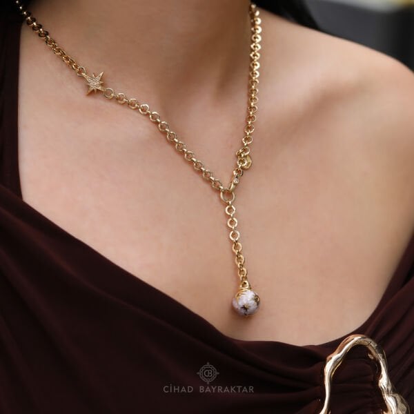 Cetaş Polaris Altın Kolye