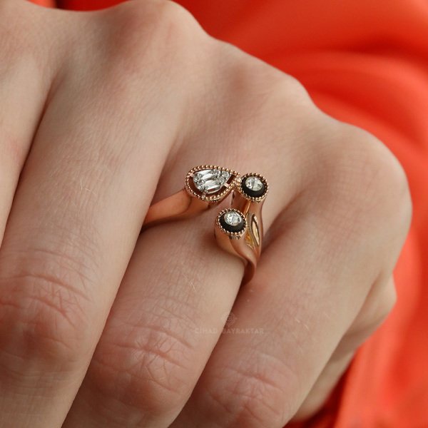 0,17 Ct. Damla Elmas Yüzük
