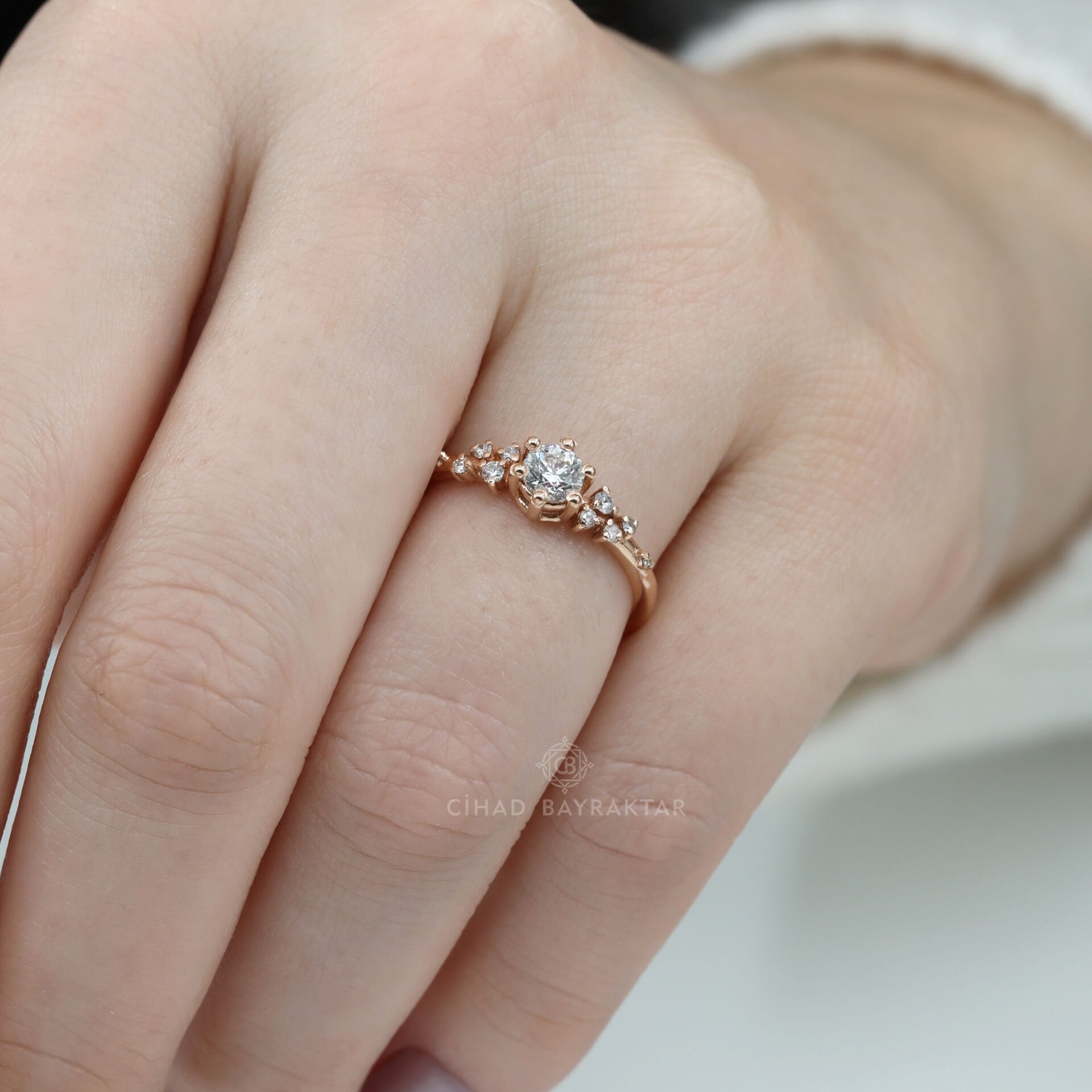 0,39 ct Vintage Pırlanta Yüzük