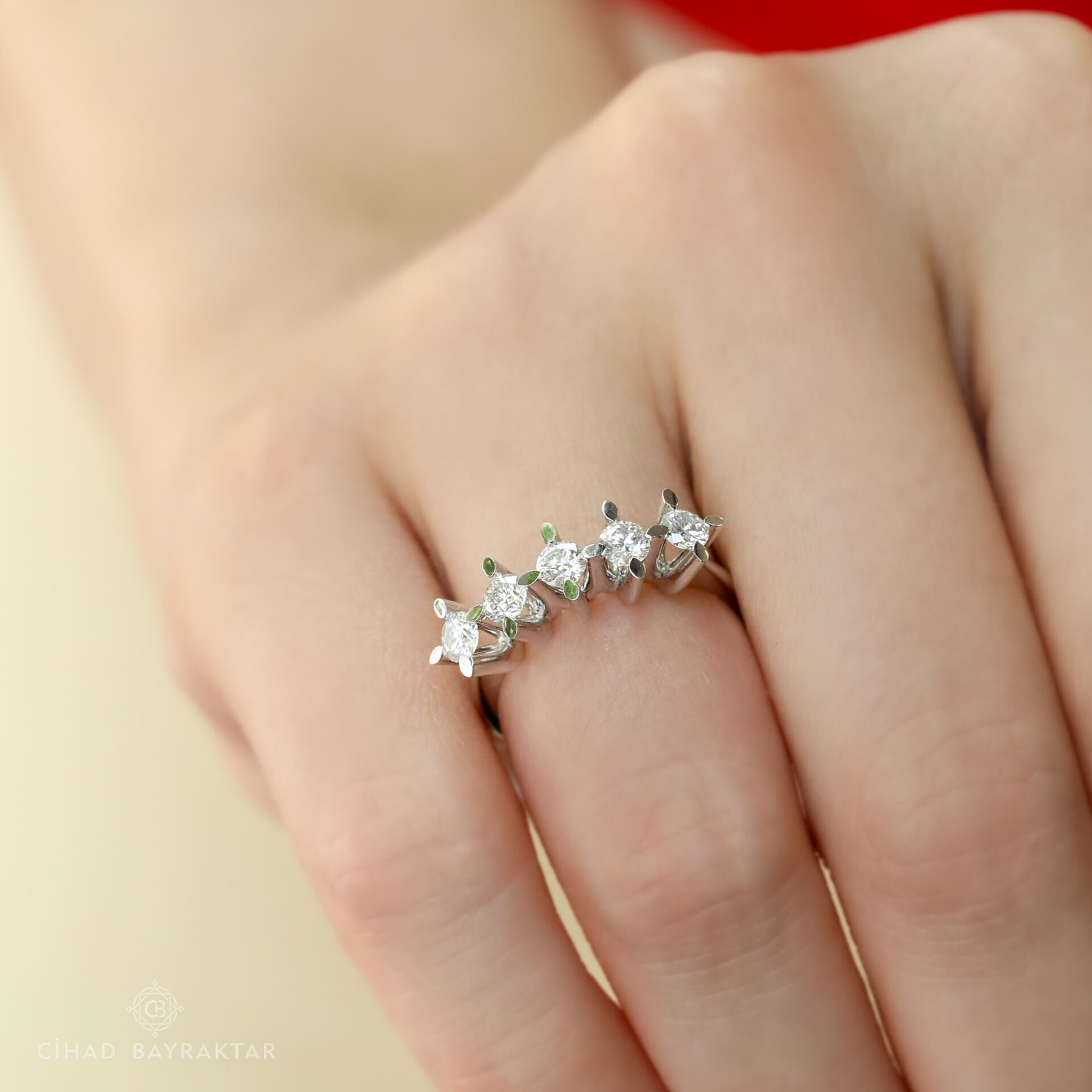0,79 ct Pırlanta Beştaş Yüzük