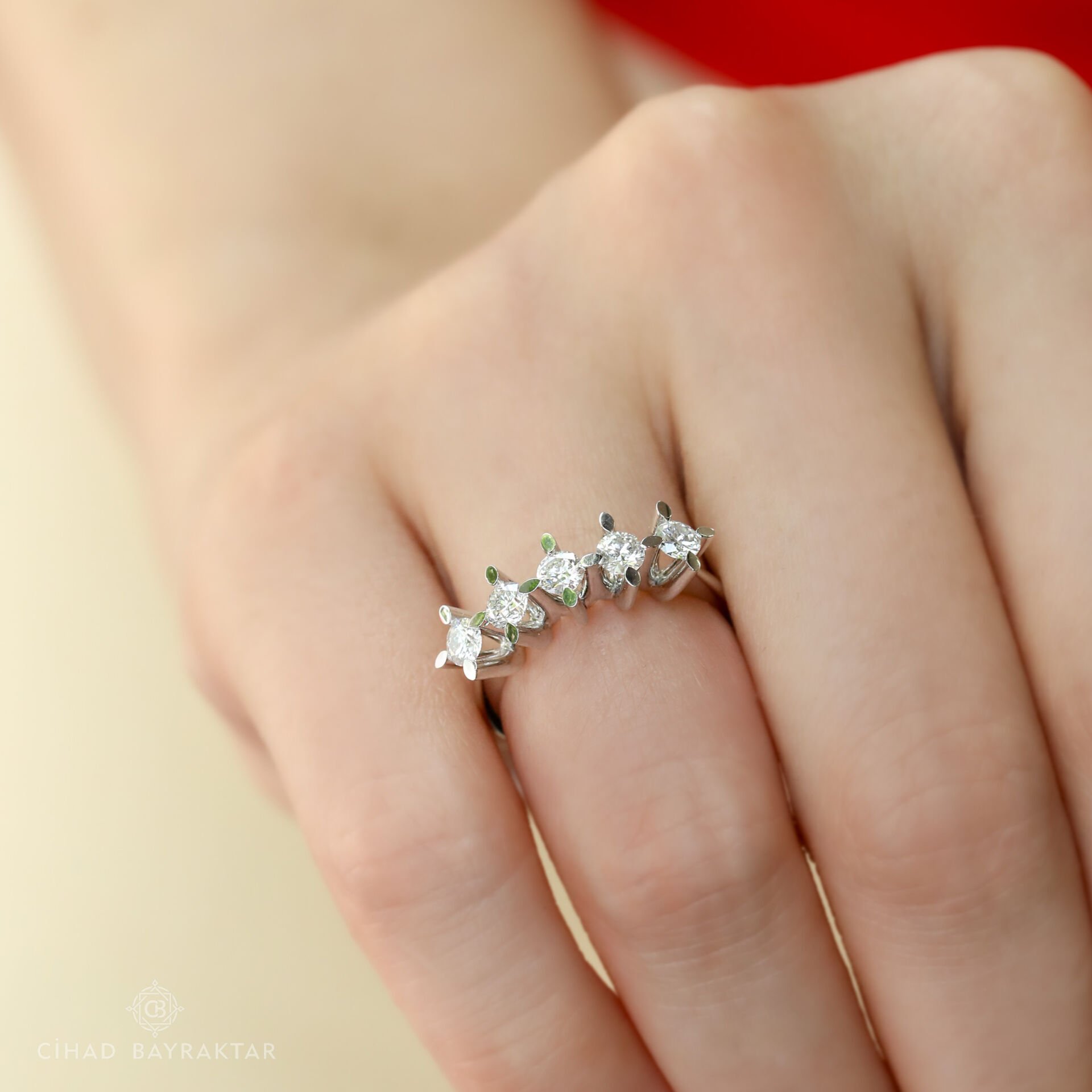 0,80 ct Pırlanta Beştaş Yüzük