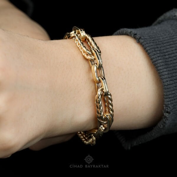 Cetaş Zincir Altın Bileklik