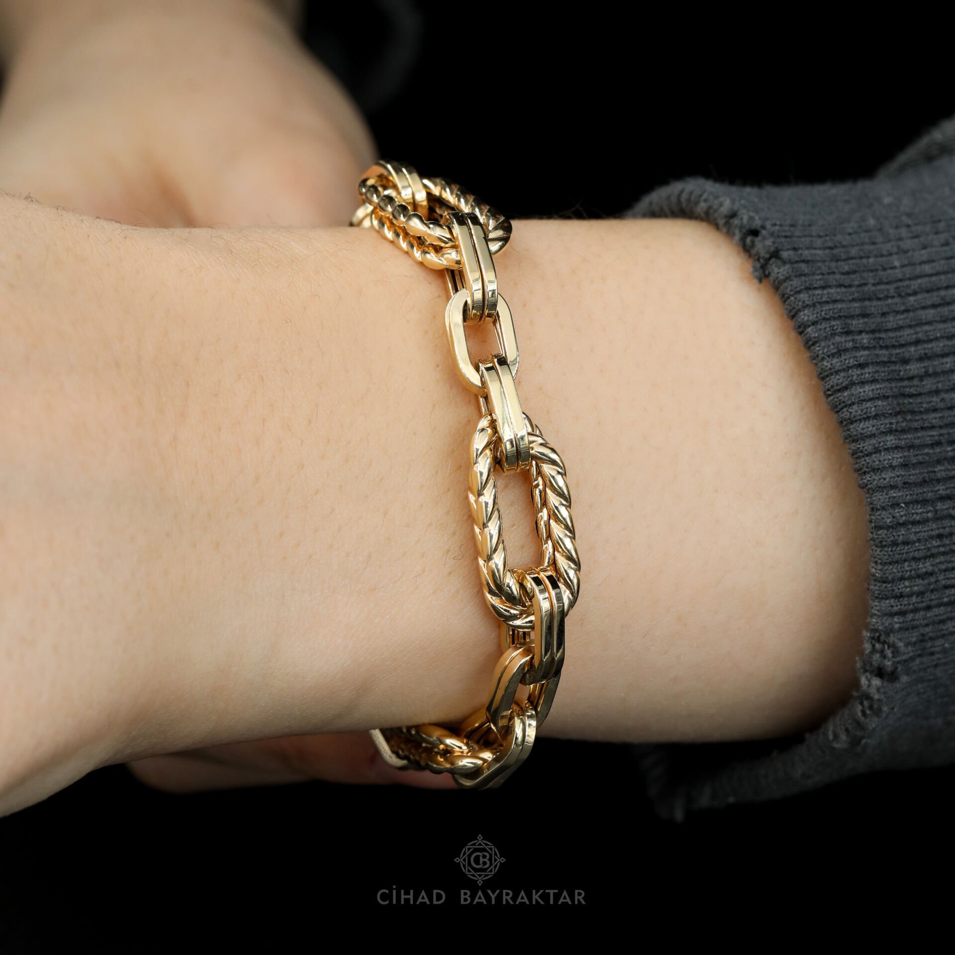 Cetaş Zincir Altın Bileklik