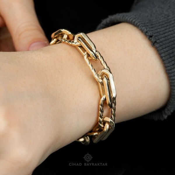 Cetaş Zincir Altın Bileklik