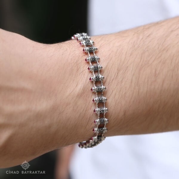 2.90 ct Pırlanta Erkek Bileklik