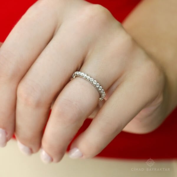 0.59 ct Pırlanta Tamtur Yüzük