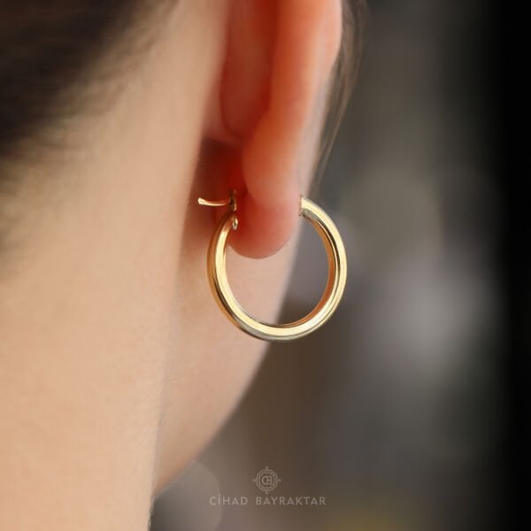 Halka Altın Küpe