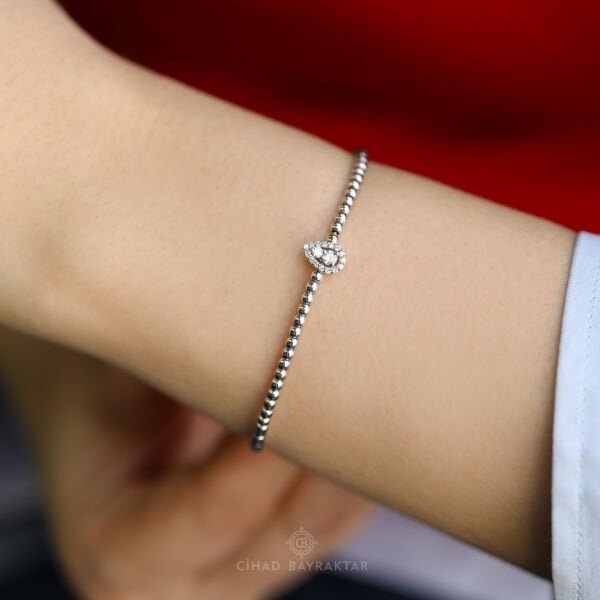 0,18 ct Damla Pırlanta Bileklik