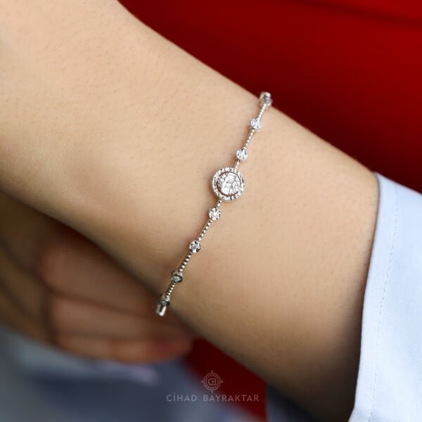 0,37 ct Pırlanta Bileklik