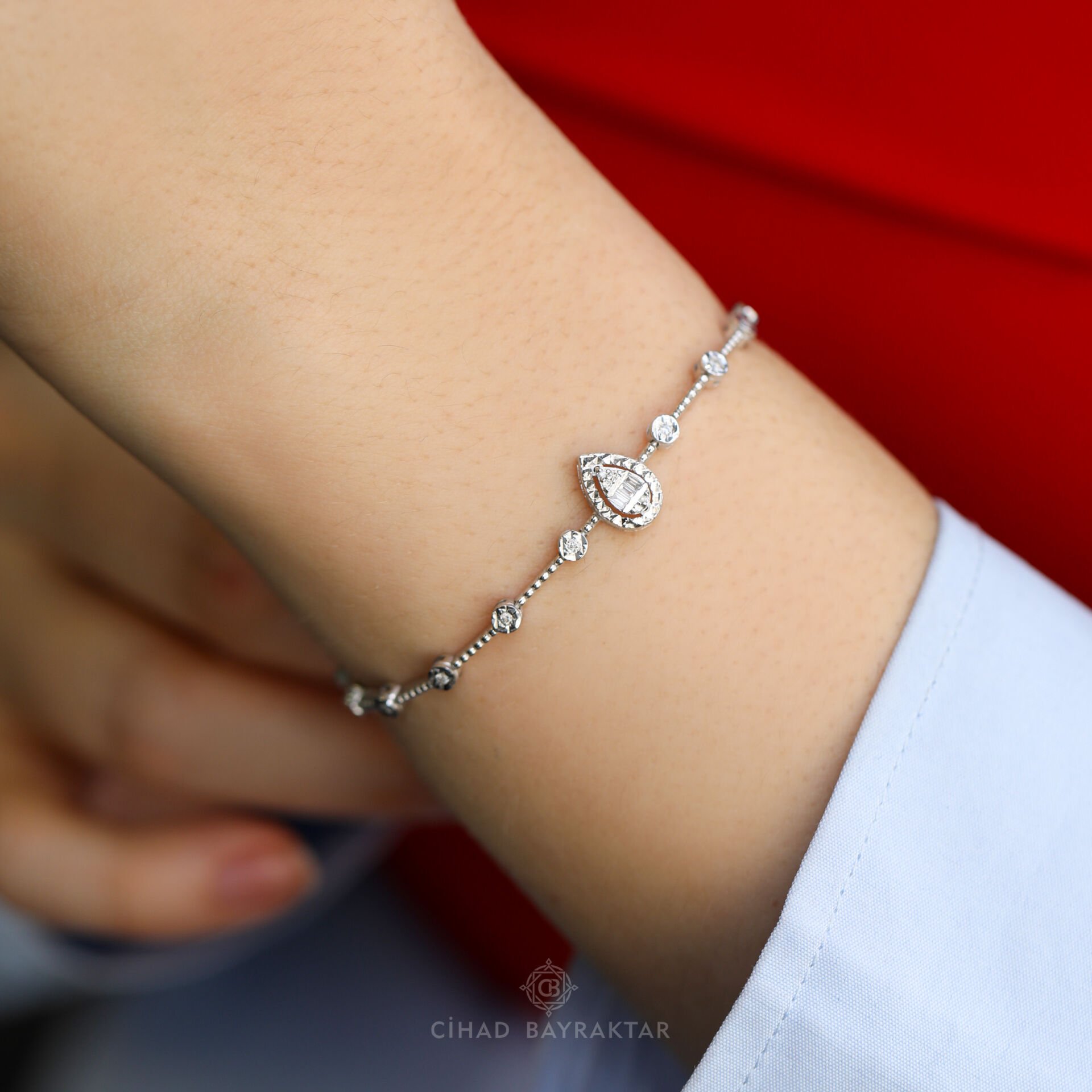 0,48 ct Damla Pırlanta Bileklik