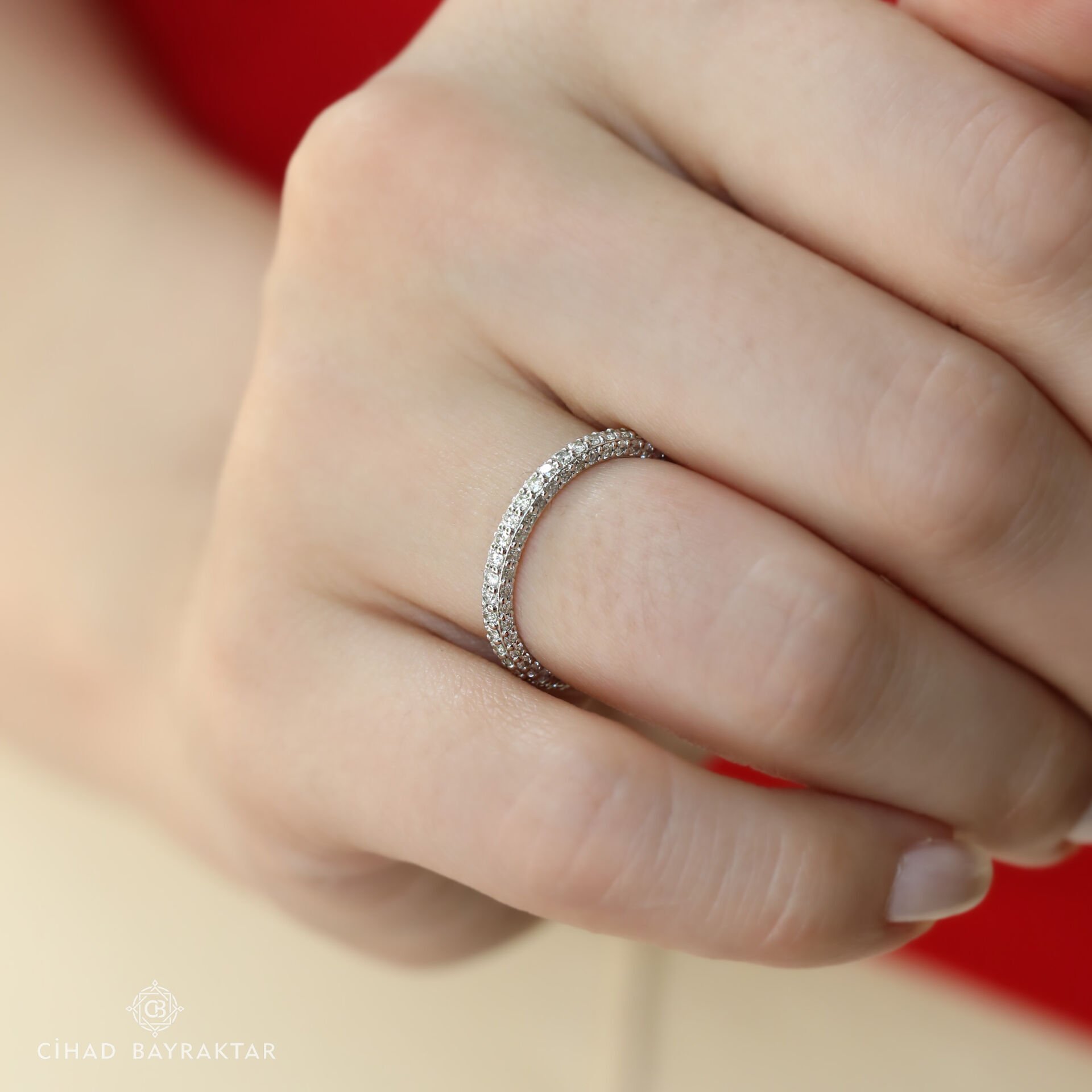 0.88 ct Pırlanta Tamtur Yüzük