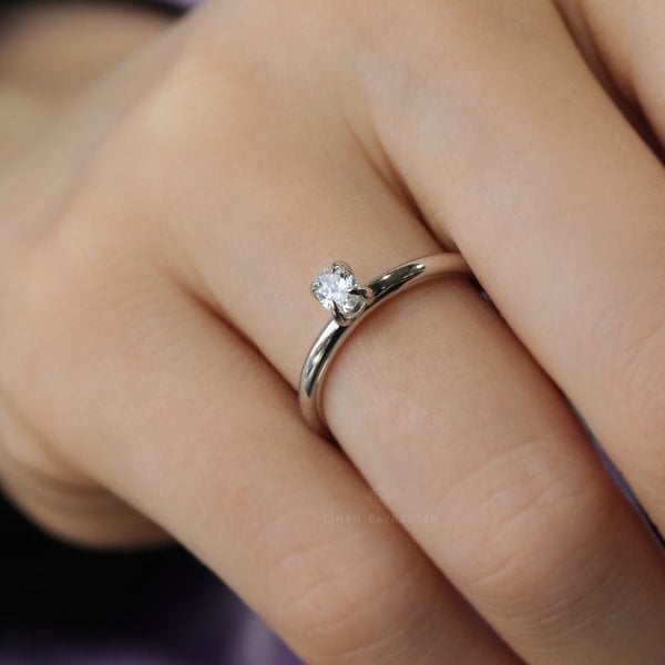 0,28 Ct. Tektaş  Pırlanta Yüzük