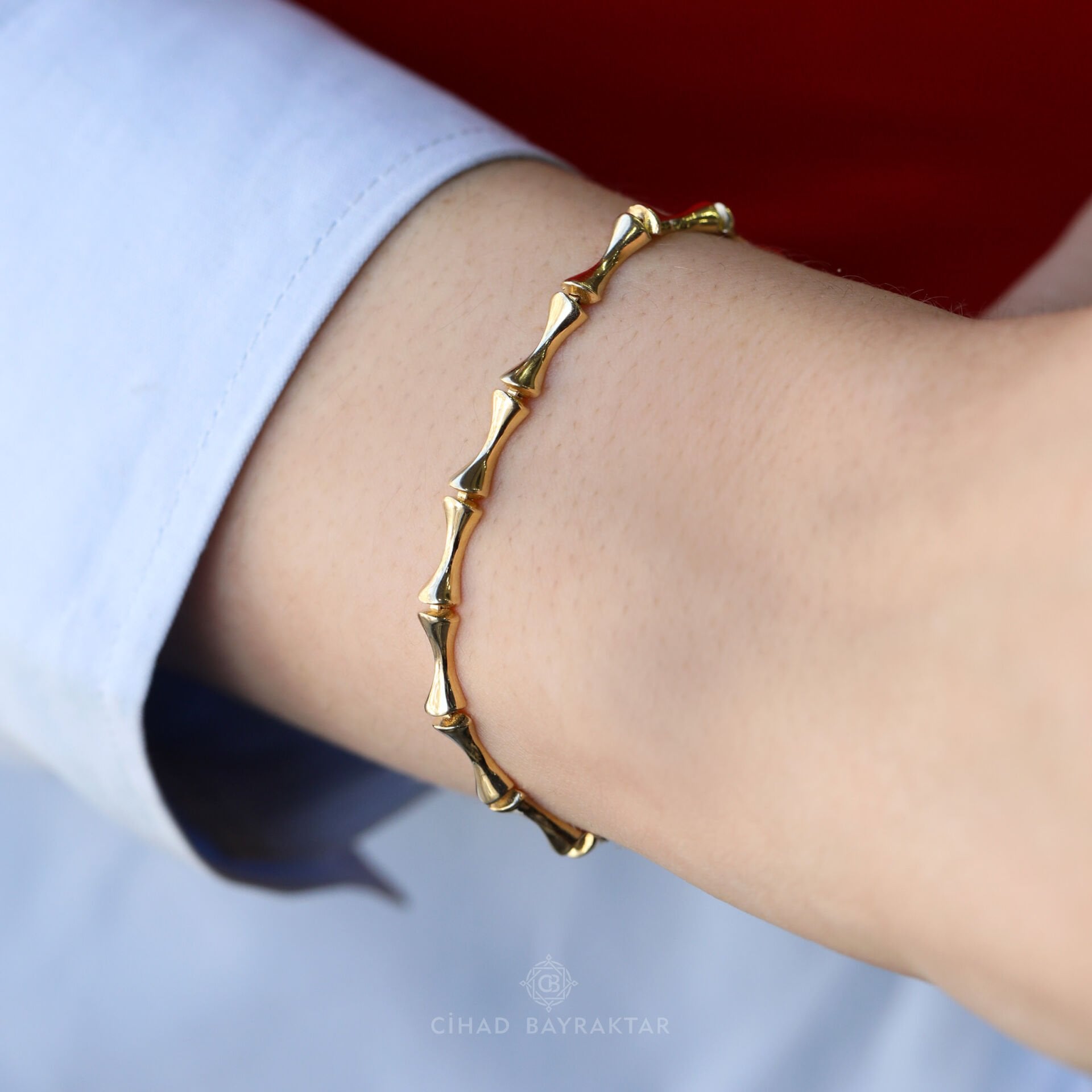Kemik Altın Bileklik