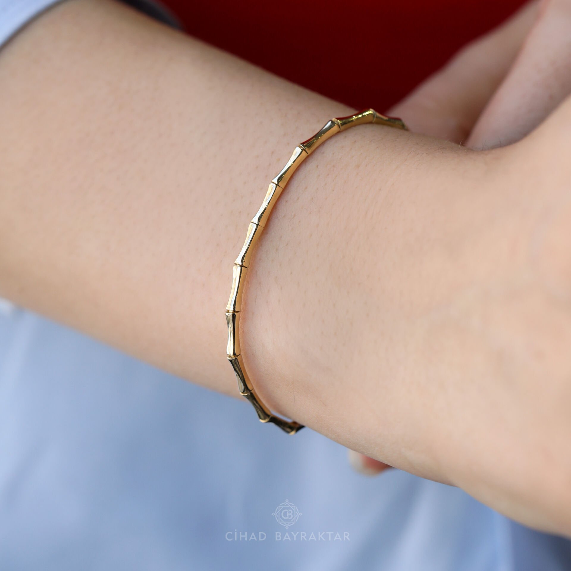Kemik Altın Bileklik