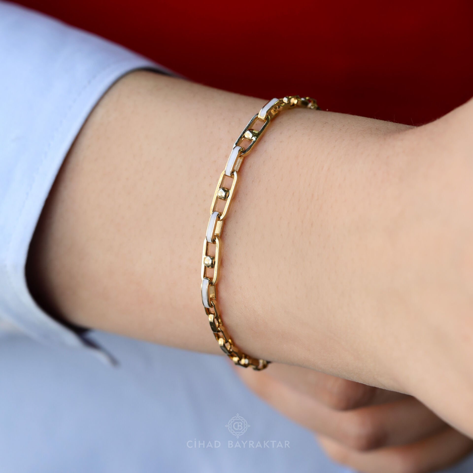 Mineli Altın Bileklik
