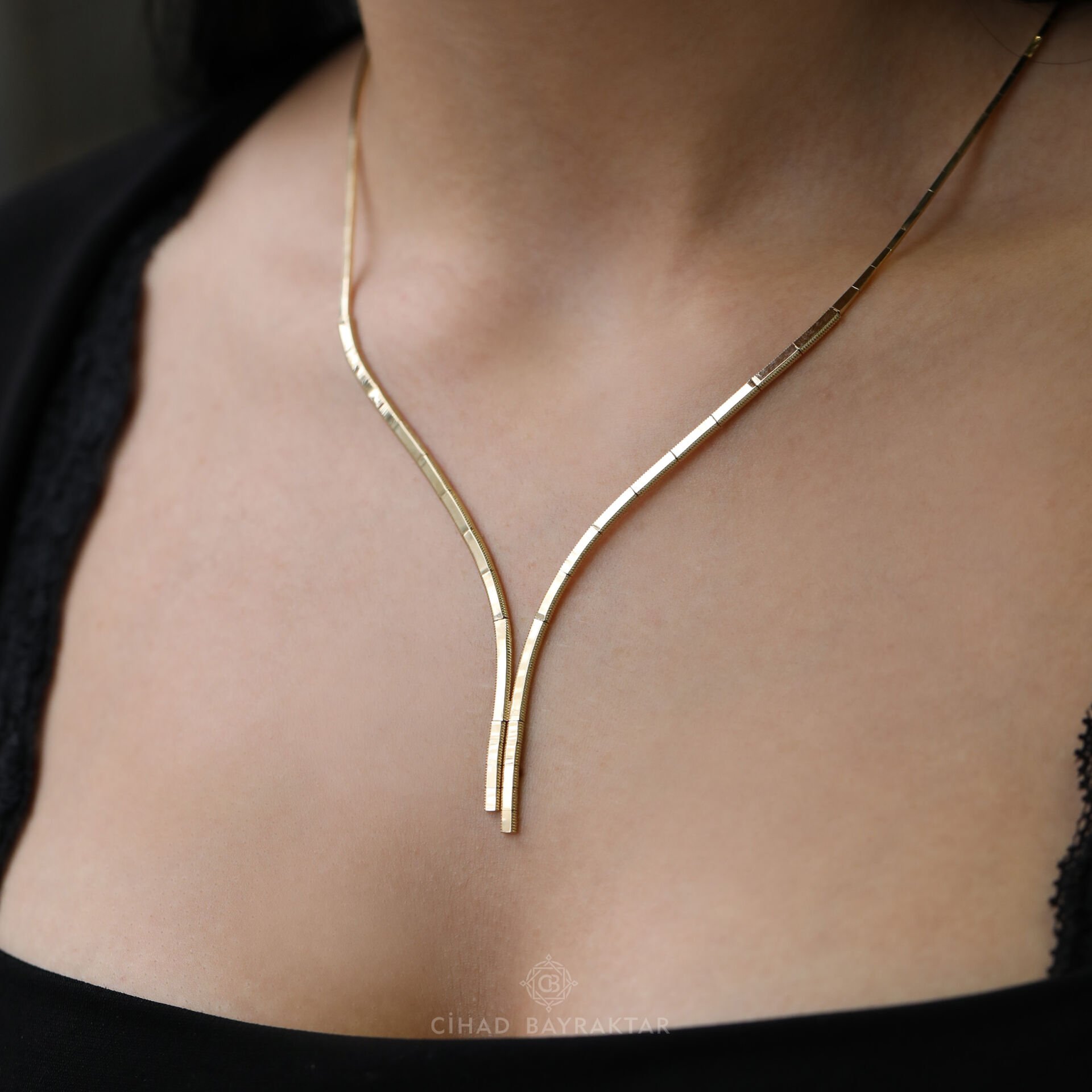 Parlak Altın Set Kolyesi