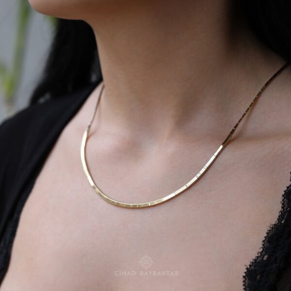 Parlak Altın Set Kolyesi