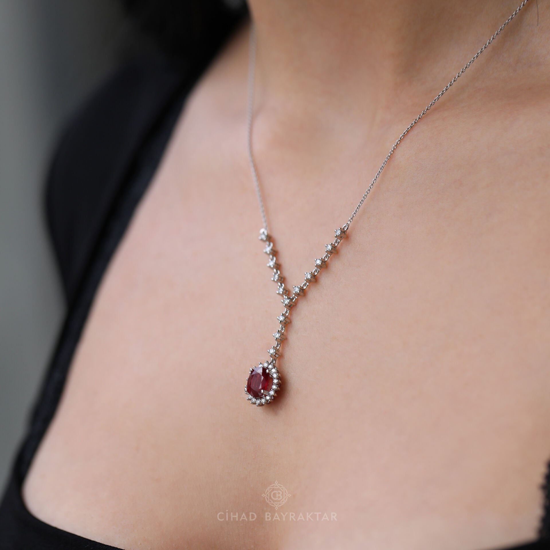 Yakut Pırlanta Kolye