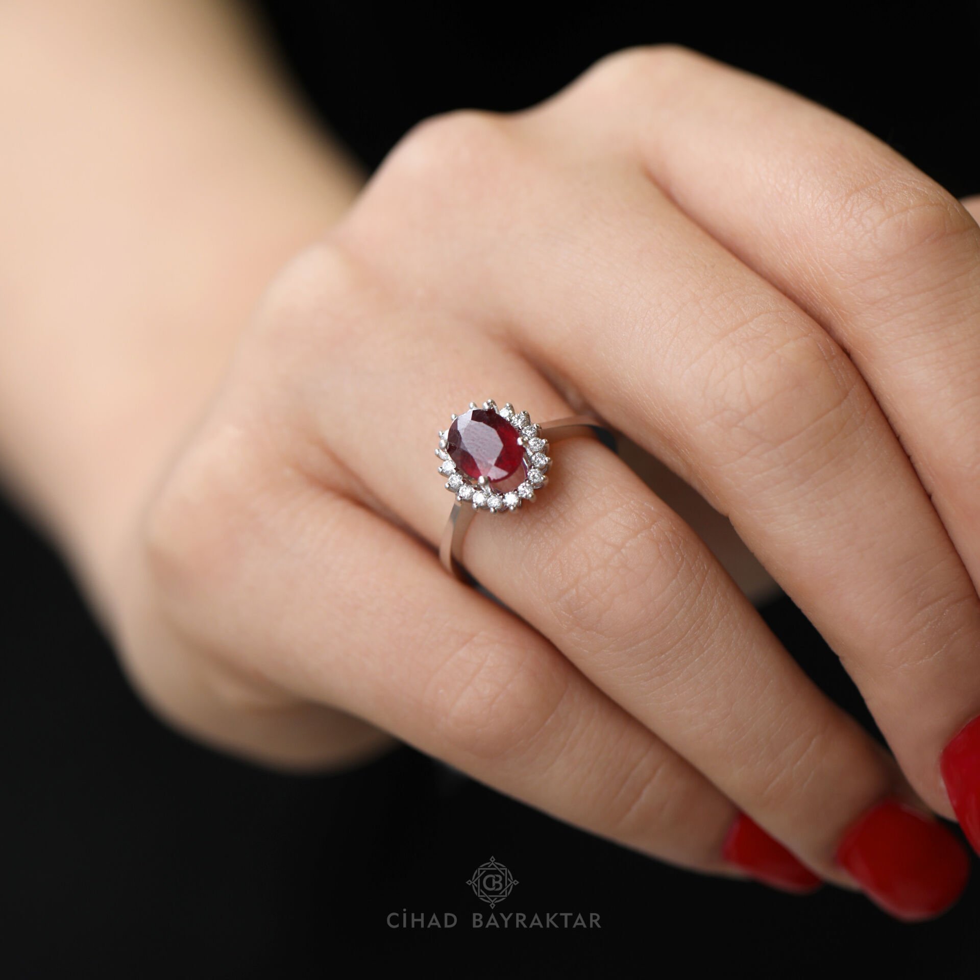 Yakut Pırlanta Yüzük